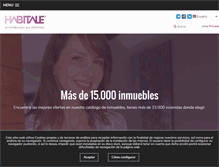 Tablet Screenshot of habitale.com